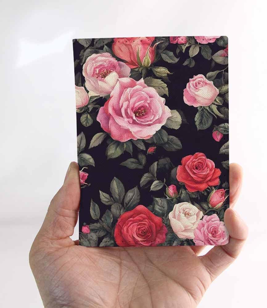 Beach Passport Holder for Travel Turquoise Sea Water PU Leather Passport Cover Wallet Cute Passport Card Holder for Women and Men