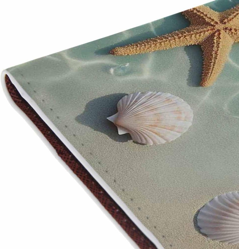 Beach Passport Holder for Travel Turquoise Sea Water PU Leather Passport Cover Wallet Cute Passport Card Holder for Women and Men