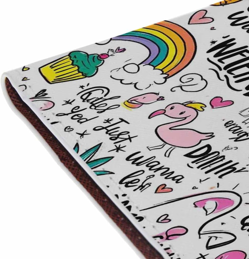 Beach Passport Holder for Travel Turquoise Sea Water PU Leather Passport Cover Wallet Cute Passport Card Holder for Women and Men