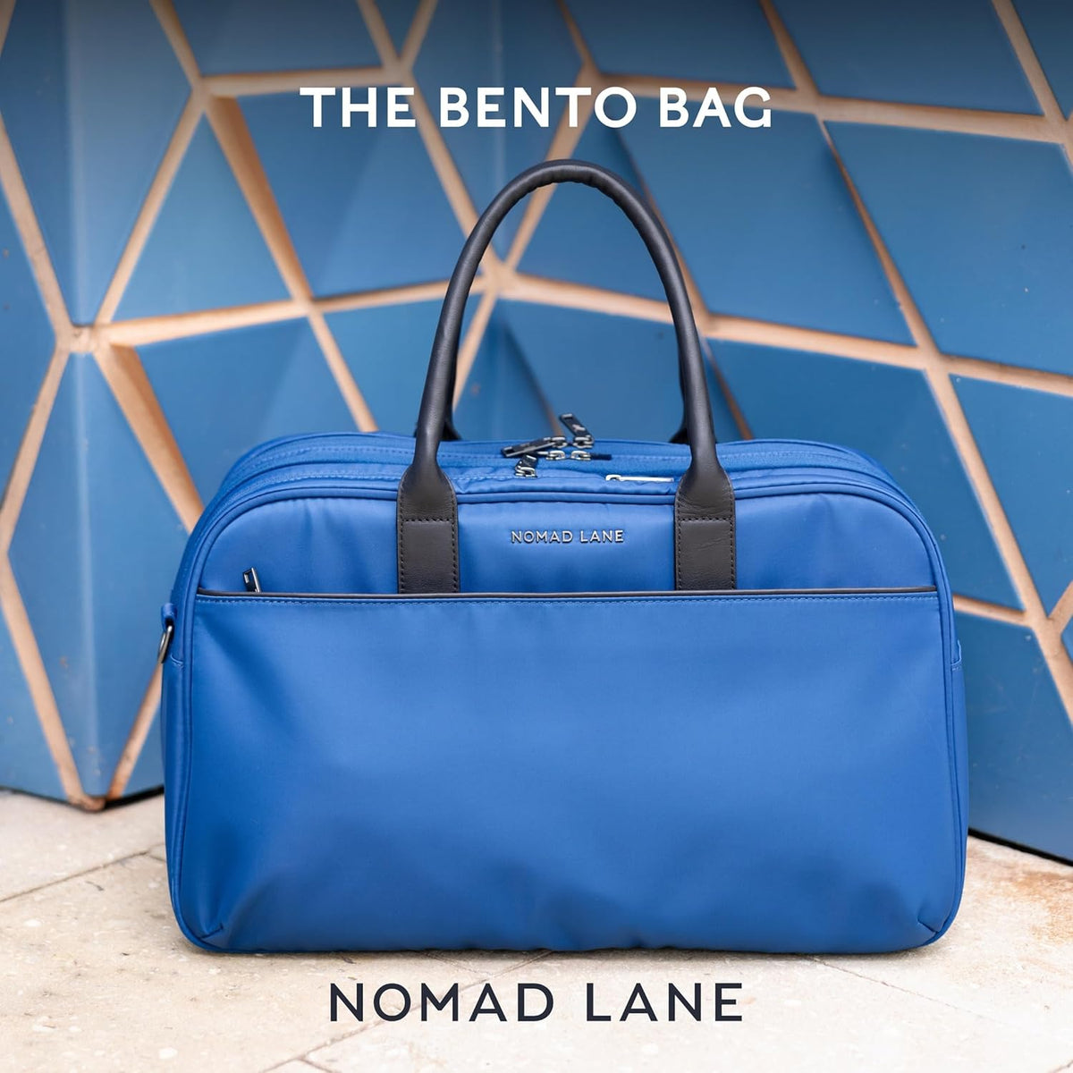 Carry-On Luggage Duffel Bag, Durable & Lightweight Suitcase. Bento Bag, Personal Item Weekender Travel Bag for Men & Women, Dune Khaki