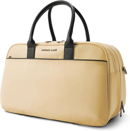 Carry-On Luggage Duffel Bag, Durable & Lightweight Suitcase. Bento Bag, Personal Item Weekender Travel Bag for Men & Women, Dune Khaki