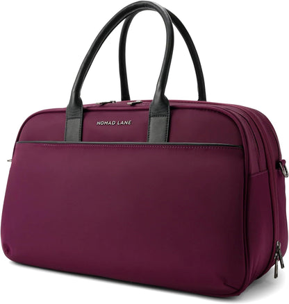 Carry-On Luggage Duffel Bag, Durable & Lightweight Suitcase. Bento Bag, Personal Item Weekender Travel Bag for Men & Women, Dune Khaki