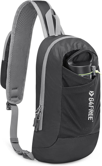 Sling Bag RFID Blocking Lightweight Crossbody Backpack Chest Shoulder Bag for Travel Sports Running | Durable Polyester Fabric, Sports, Running, Daily, Stay Organized, Adjustable Shoulder Straps, Lightweight Shoulder Bag