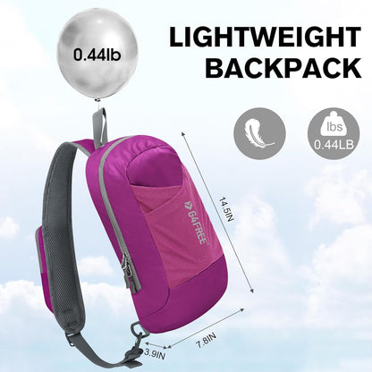 Sling Bag RFID Blocking Lightweight Crossbody Backpack Chest Shoulder Bag for Travel Sports Running | Durable Polyester Fabric, Sports, Running, Daily, Stay Organized, Adjustable Shoulder Straps, Lightweight Shoulder Bag