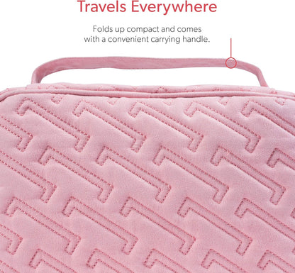 Travel Jewelry Organizer Case for Women - Travel accessories, Jewelry Roll Travel case Functions as a Jewelry Box, Pouch for Earrings, Necklaces, Bracelets & Rings | The Travel Collection, Blush