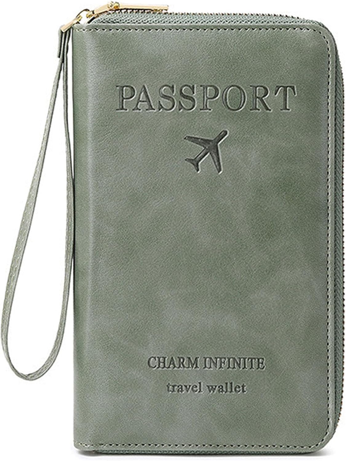 Multi-Function RFID Travel Passport Wallet with Phone Pocket - Ultimate Passport Holder for Women & Men | Holds Phones, Passports, Cash, Cards & Boarding Passes (Brown)