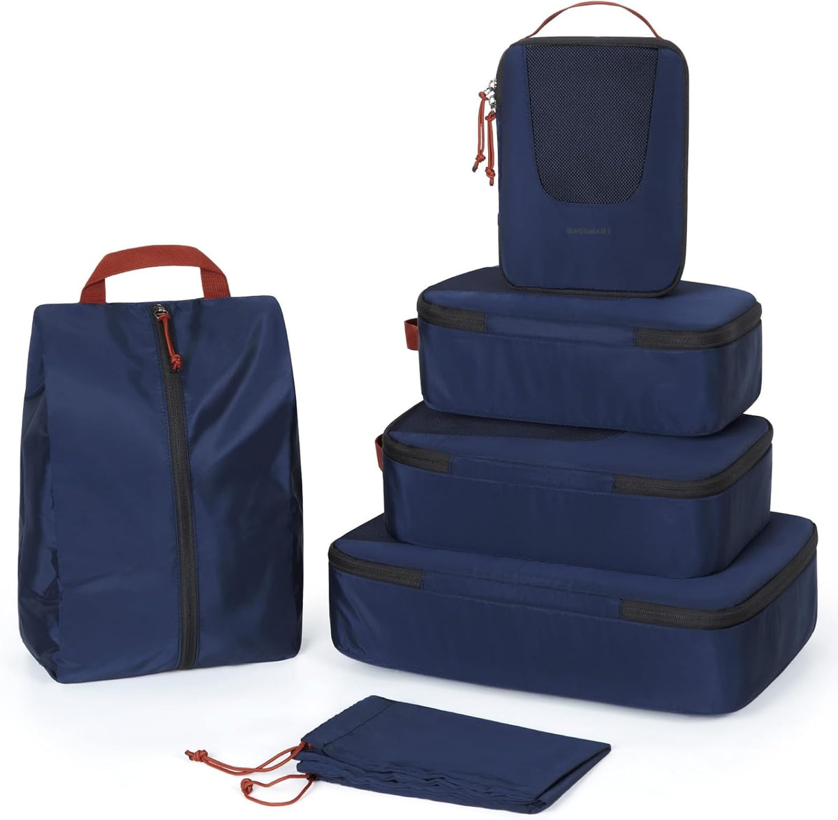 Compression Packing Cubes for Travel, 6/5/ Lightweight Packing Organizers, Summer Travel Essentials Suitcase Organizer Bags Set