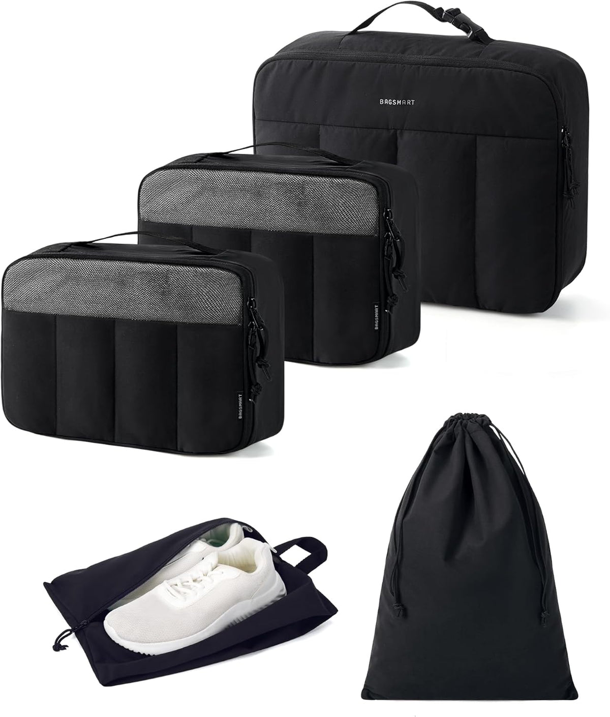 Compression Packing Cubes for Travel, 6/5/ Lightweight Packing Organizers, Summer Travel Essentials Suitcase Organizer Bags Set