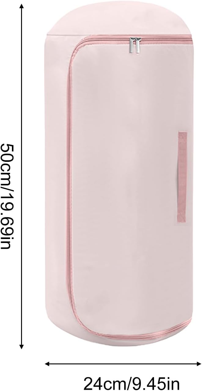 Roll Up Self Compression Organizer - Large Capacity Space Saving Self Compression Bag | Heavy Duty Cylindrical Compressible Moving Bags For Luggage Suitcase Backpack Closet Travel