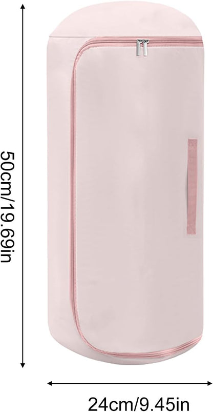 Roll Up Self Compression Organizer - Large Capacity Space Saving Self Compression Bag | Heavy Duty Cylindrical Compressible Moving Bags For Luggage Suitcase Backpack Closet Travel