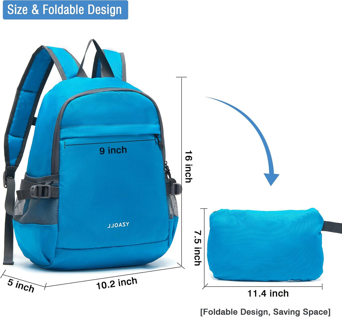 Hiking Backpack 20L Packable Packable Lightweight Day Pack for Women & Men | Lightweight no heavy burden,Travel,waterproof essential for sports,foldable storage, small,Suitable for all ages 12 and above