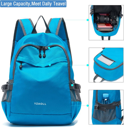 Hiking Backpack 20L Packable Packable Lightweight Day Pack for Women & Men | Lightweight no heavy burden,Travel,waterproof essential for sports,foldable storage, small,Suitable for all ages 12 and above