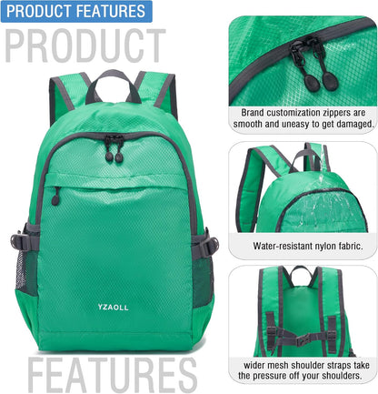 Hiking Backpack 20L Packable Packable Lightweight Day Pack for Women & Men | Lightweight no heavy burden,Travel,waterproof essential for sports,foldable storage, small,Suitable for all ages 12 and above