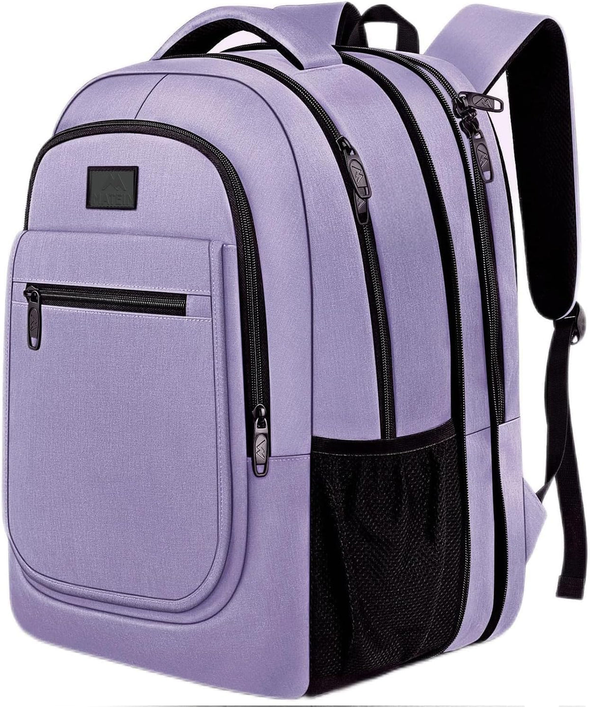 Travel Backpack for Women, Expandable 15.6 inch Laptop Backpack | Anti Theft Computer Bag, Water Resistant Material, 29.5 - 36.8L, College, Business, Gift for Adults, Light Purple