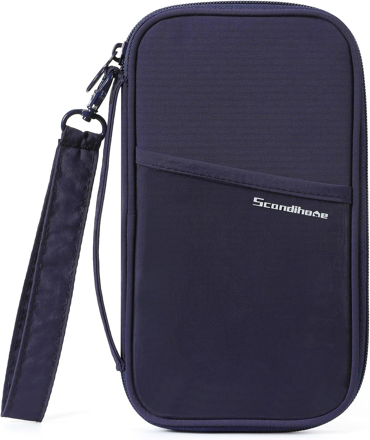 Travel Passport Wallet RFID Family Passport Holder with Hand Strap, Waterproof Travel Document Organizer for Credit Card, Boarding Pass, ID, Money, Flight Tickets Scandihome Series