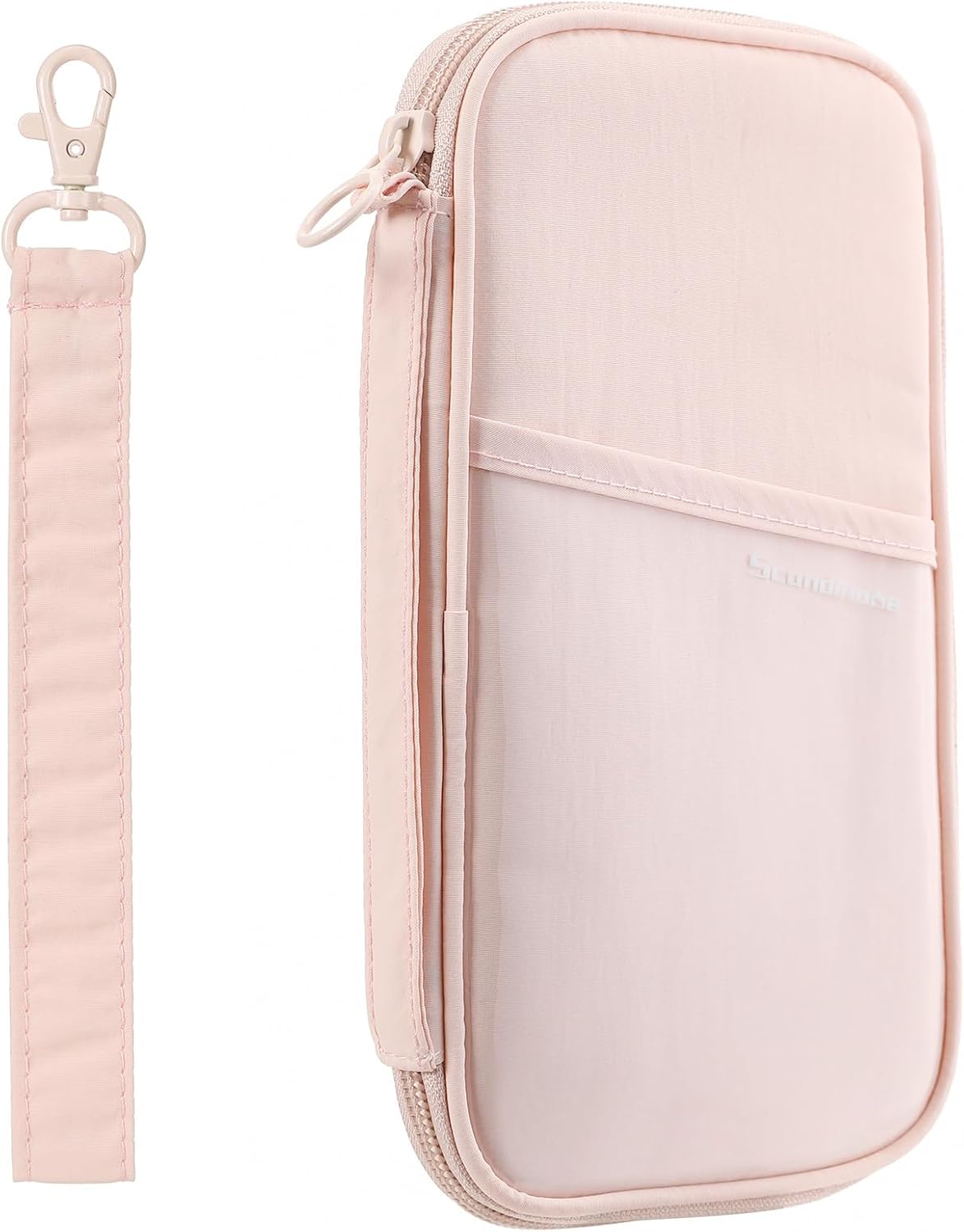 Travel Passport Wallet RFID Family Passport Holder with Hand Strap, Waterproof Travel Document Organizer for Credit Card, Boarding Pass, ID, Money, Flight Tickets Scandihome Series