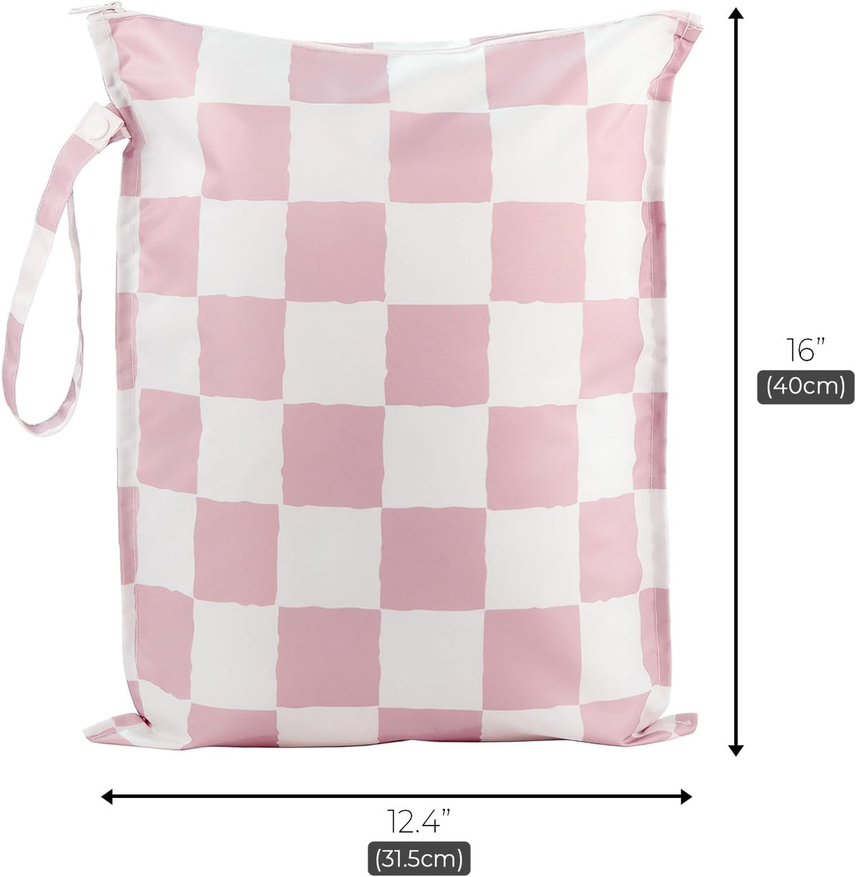 Wet Dry Bags Water Resistant - 2 Pack Reusable Waterproof Wet Dry Bag for Swimsuits & Baby Clothes - Leakproof Storage Pouch Bag for Travel & Baby Diaper - Travel Laundry Daycare Bags