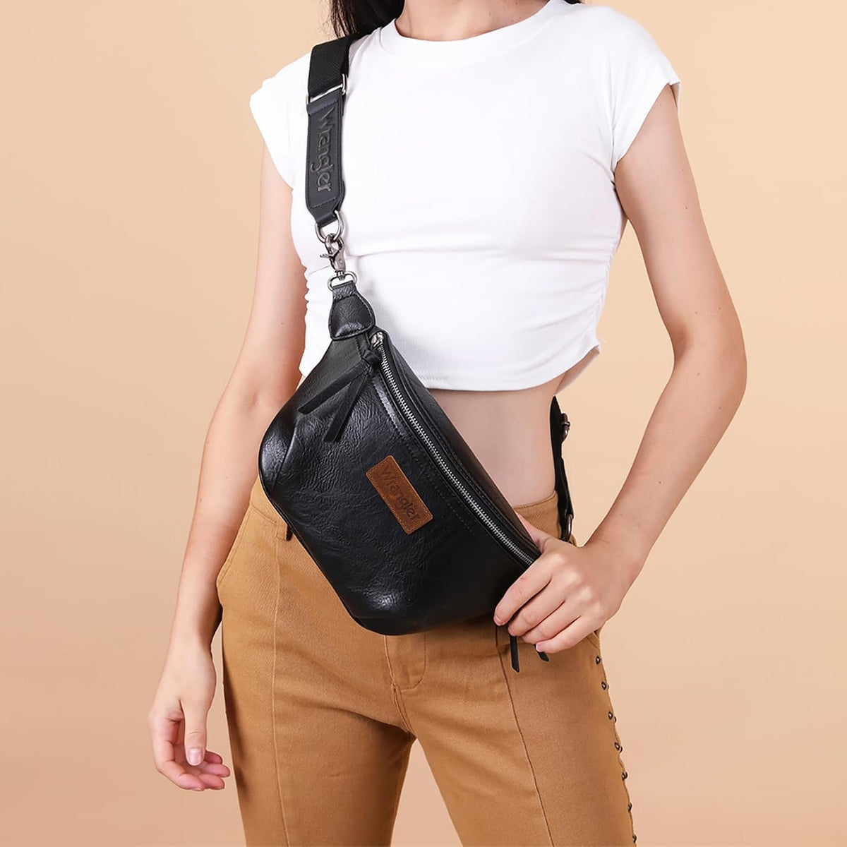Large Fanny Packs for Women Waist Bag Travel Belt Bags Crossbody Sling Purse