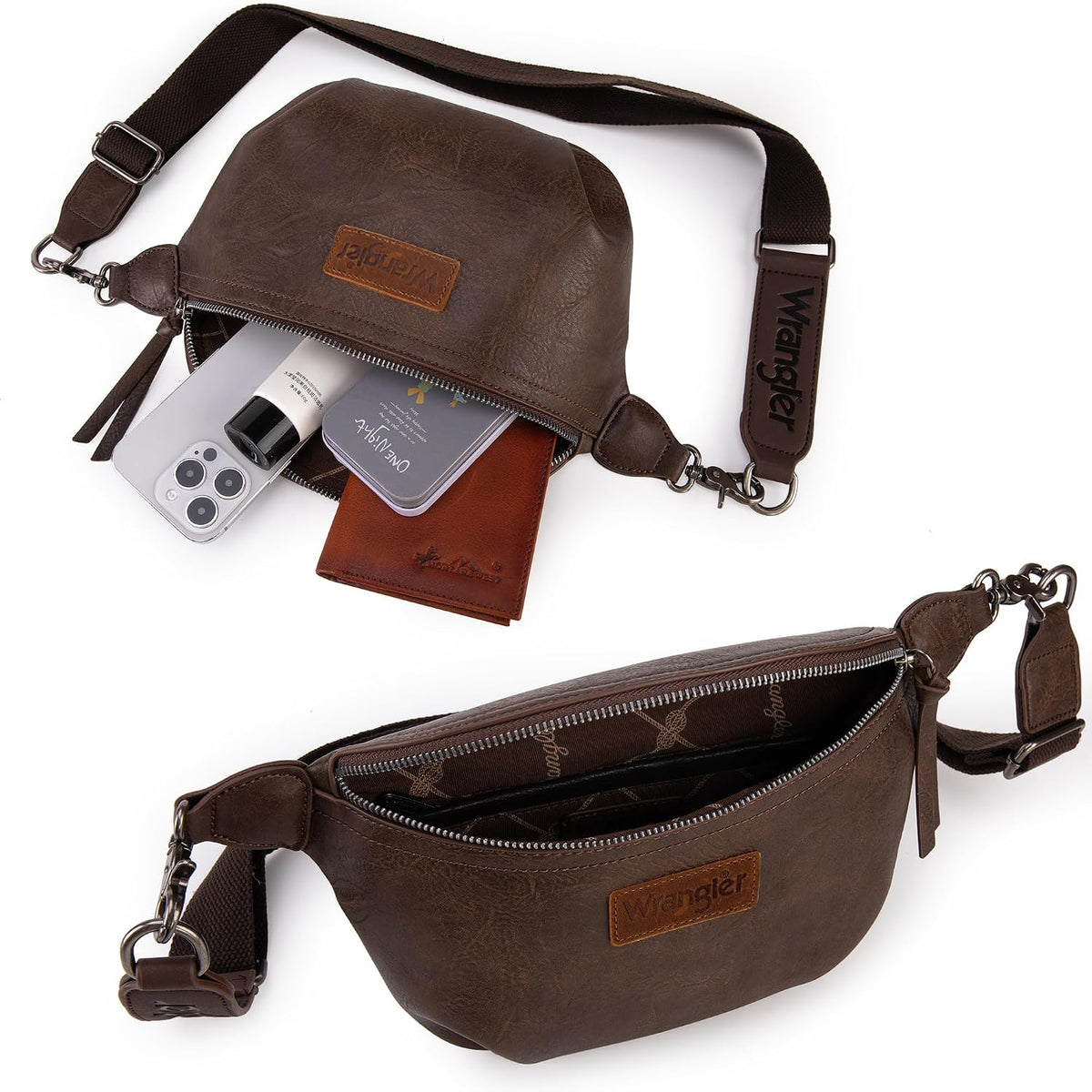 Large Fanny Packs for Women Waist Bag Travel Belt Bags Crossbody Sling Purse