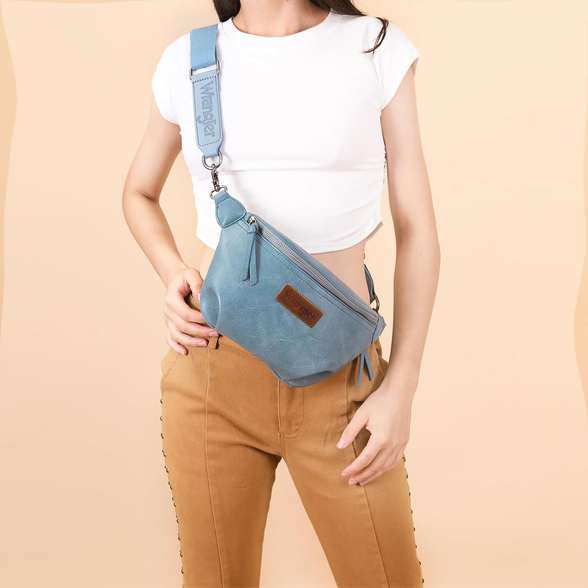 Large Fanny Packs for Women Waist Bag Travel Belt Bags Crossbody Sling Purse