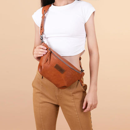 Large Fanny Packs for Women Waist Bag Travel Belt Bags Crossbody Sling Purse