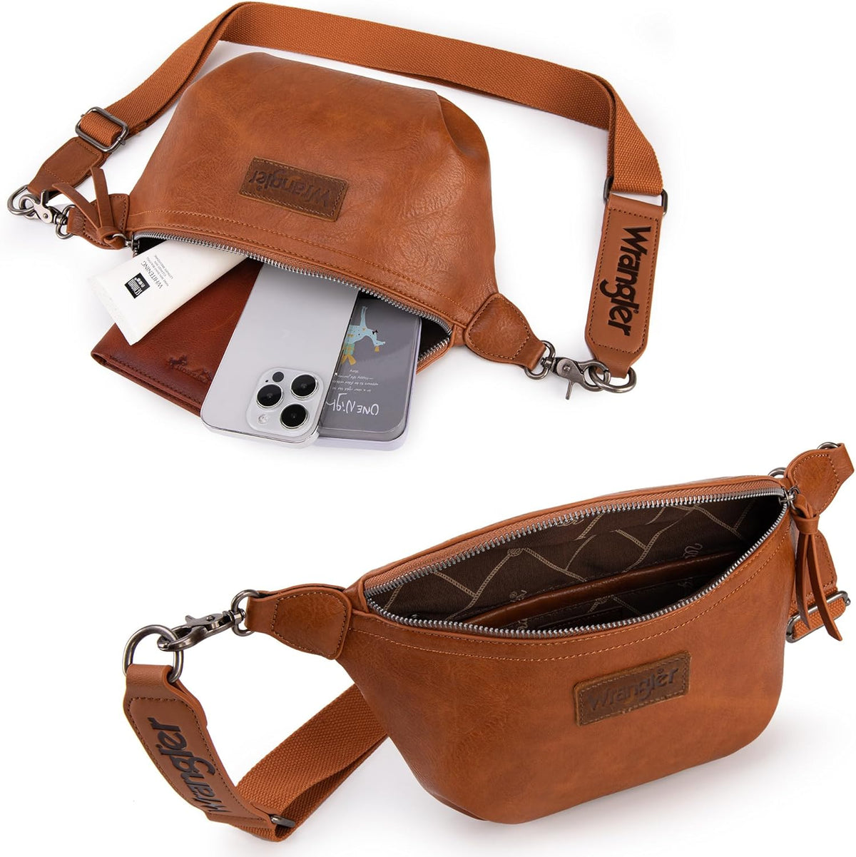 Large Fanny Packs for Women Waist Bag Travel Belt Bags Crossbody Sling Purse