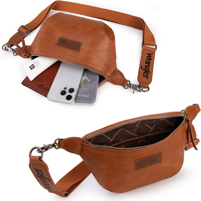 Large Fanny Packs for Women Waist Bag Travel Belt Bags Crossbody Sling Purse