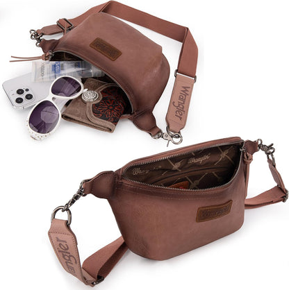 Large Fanny Packs for Women Waist Bag Travel Belt Bags Crossbody Sling Purse