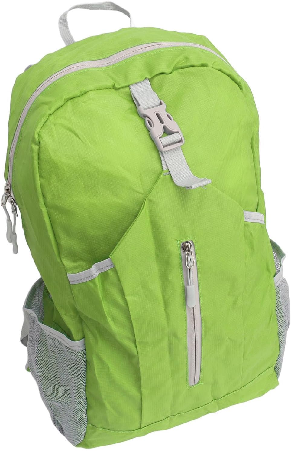 Packable Backpack, Lightweight Foldable Travel Backpack in Oxford Cloth, 210g Daypack with Spacious Storage and Pocket Pack Design for Hiking Camping Travel Adults (Green)