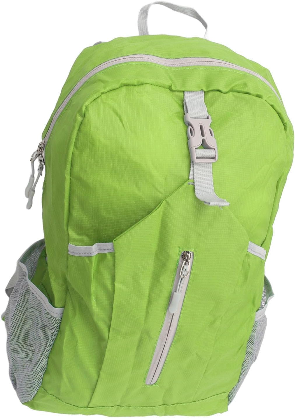 Packable Backpack, Lightweight Foldable Travel Backpack in Oxford Cloth, 210g Daypack with Spacious Storage and Pocket Pack Design for Hiking Camping Travel Adults (Green)
