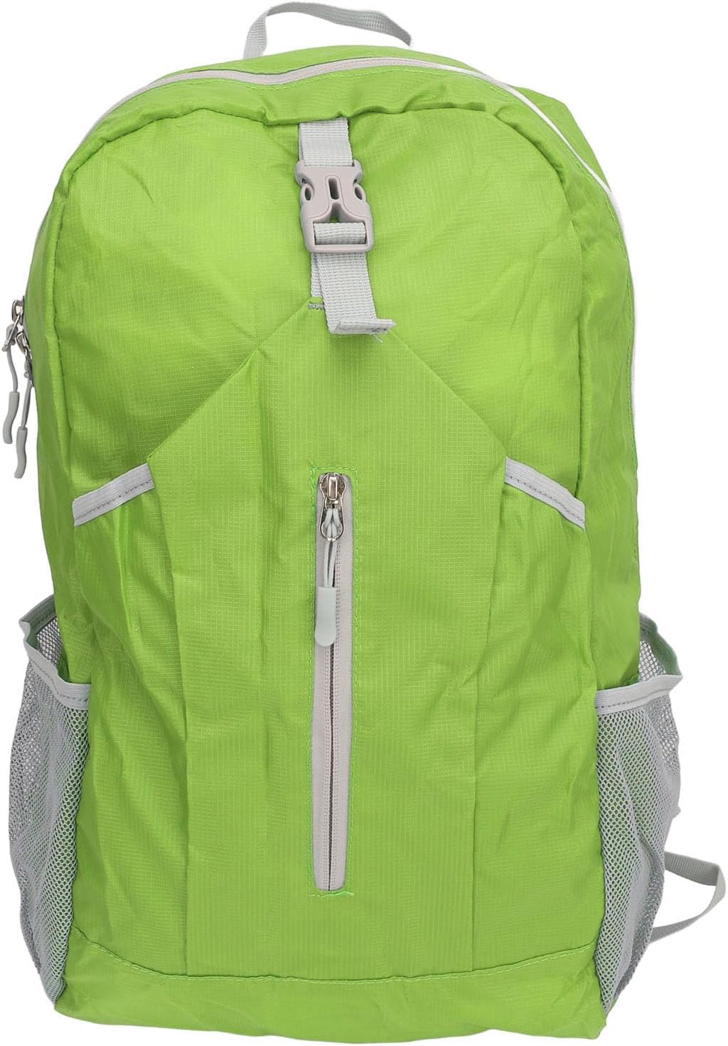 Packable Backpack, Lightweight Foldable Travel Backpack in Oxford Cloth, 210g Daypack with Spacious Storage and Pocket Pack Design for Hiking Camping Travel Adults (Green)