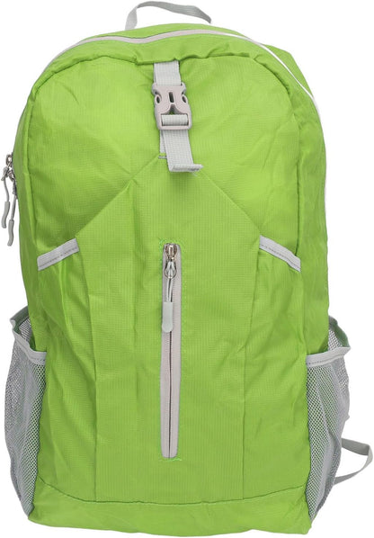 Packable Backpack, Lightweight Foldable Travel Backpack in Oxford Cloth, 210g Daypack with Spacious Storage and Pocket Pack Design for Hiking Camping Travel Adults (Green)