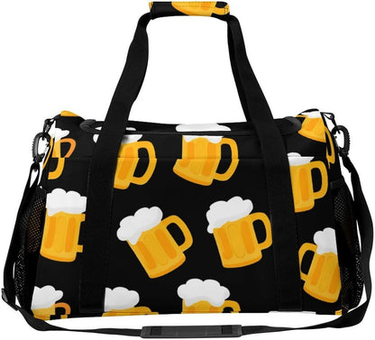 Lightweight Weekender Overnight Bag Foldable Travel Duffel Tote Bag Carry On for Women Gym Luggage