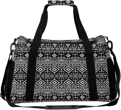 Lightweight Weekender Overnight Bag Foldable Travel Duffel Tote Bag Carry On for Women Gym Luggage