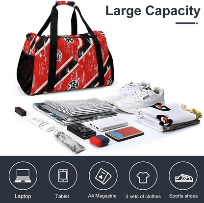 Lightweight Weekender Overnight Bag Foldable Travel Duffel Tote Bag Carry On for Women Gym Luggage