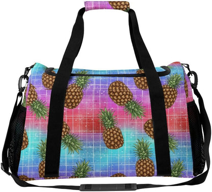 Lightweight Weekender Overnight Bag Foldable Travel Duffel Tote Bag Carry On for Women Gym Luggage