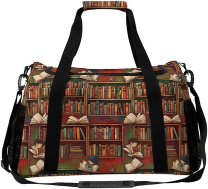 Lightweight Weekender Overnight Bag Foldable Travel Duffel Tote Bag Carry On for Women Gym Luggage