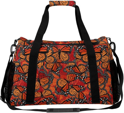 Lightweight Weekender Overnight Bag Foldable Travel Duffel Tote Bag Carry On for Women Gym Luggage