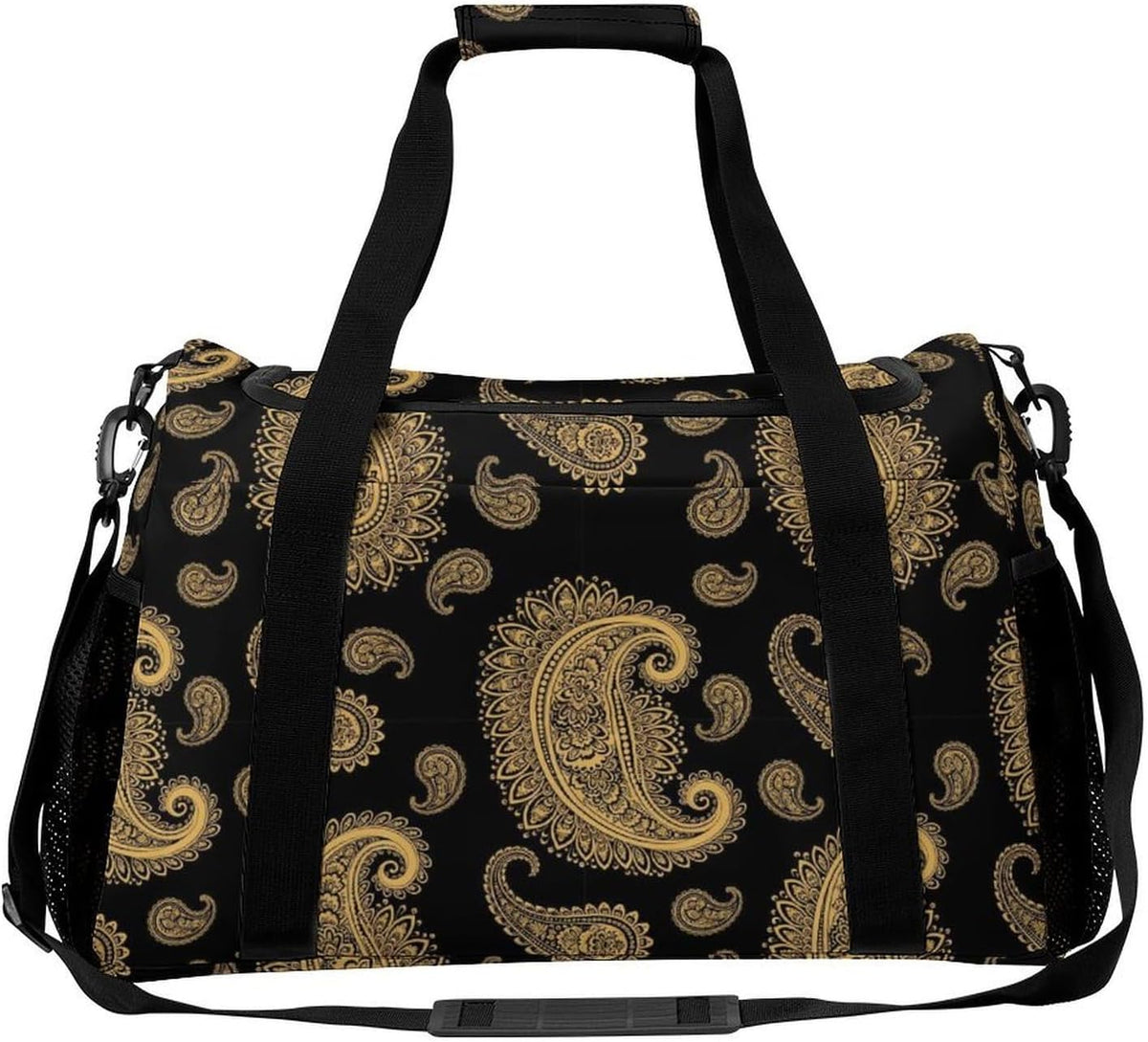 Lightweight Weekender Overnight Bag Foldable Travel Duffel Tote Bag Carry On for Women Gym Luggage
