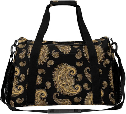 Lightweight Weekender Overnight Bag Foldable Travel Duffel Tote Bag Carry On for Women Gym Luggage