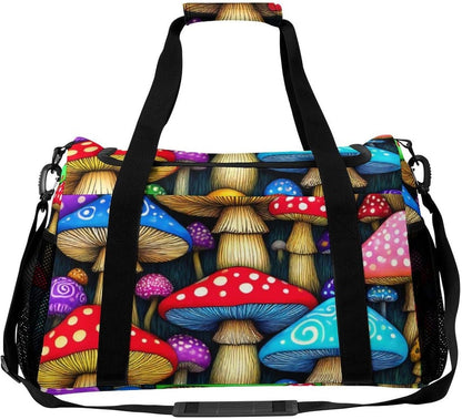 Lightweight Weekender Overnight Bag Foldable Travel Duffel Tote Bag Carry On for Women Gym Luggage