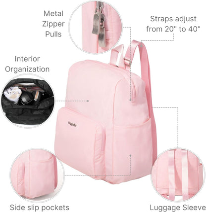 Women's Carryall Packable Backpack, Black