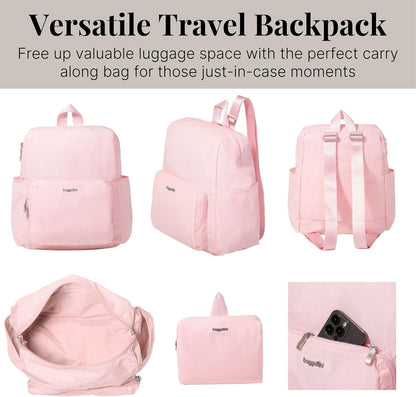 Women's Carryall Packable Backpack, Black
