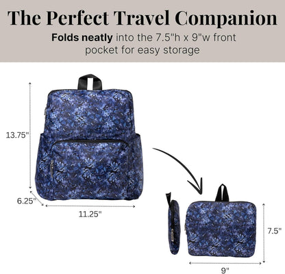 Women's Carryall Packable Backpack, Black