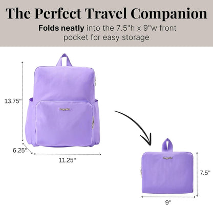 Women's Carryall Packable Backpack, Black