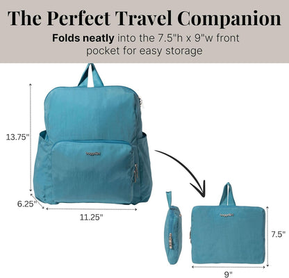 Women's Carryall Packable Backpack, Black