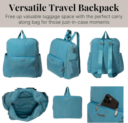 Women's Carryall Packable Backpack, Black