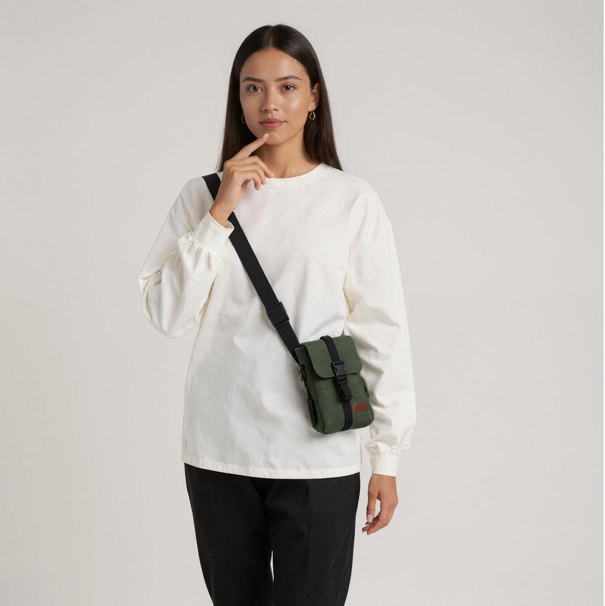 Lightweight Mini Crossbody Bags Cell Phone Shoulder Bag Small Purse for Outside Travel Jogging