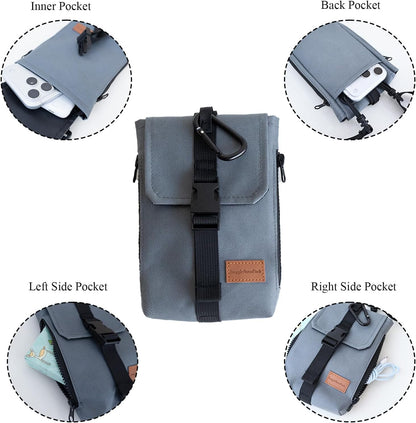 Lightweight Mini Crossbody Bags Cell Phone Shoulder Bag Small Purse for Outside Travel Jogging