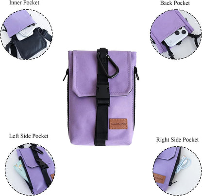 Lightweight Mini Crossbody Bags Cell Phone Shoulder Bag Small Purse for Outside Travel Jogging